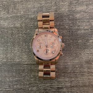 Michael Kors rose gold watch